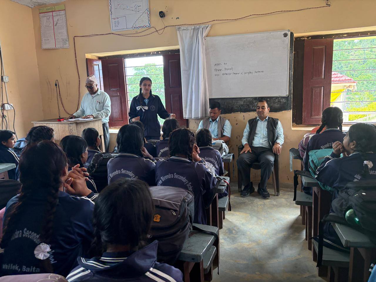 Birendra Secondary School “Speech Competition under Extracurricular Activities”